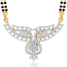 Pissara Marvelous Gold and Rhodium plated CZ Mangal Sutra Set -1