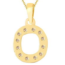 Sukkhi Cubic Zirconia Stone Studded Alphabet 'O' Pendant with Chain-2