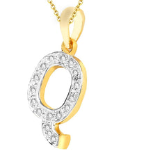 Sukkhi Cubic Zirconia Stone Studded Alphabet 'Q' Pendant with Chain-1