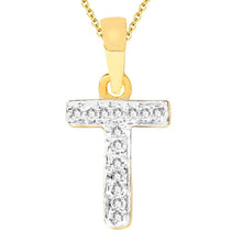 Sukkhi Cubic Zirconia Stone Studded Alphabet 'T' Pendant with Chain