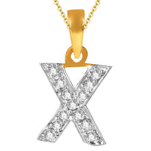 Sukkhi Cubic Zirconia Stone Studded Alphabet 'X' Pendant with Chain