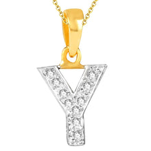 Sukkhi Cubic Zirconia Stone Studded Alphabet 'Y' Pendant with Chain